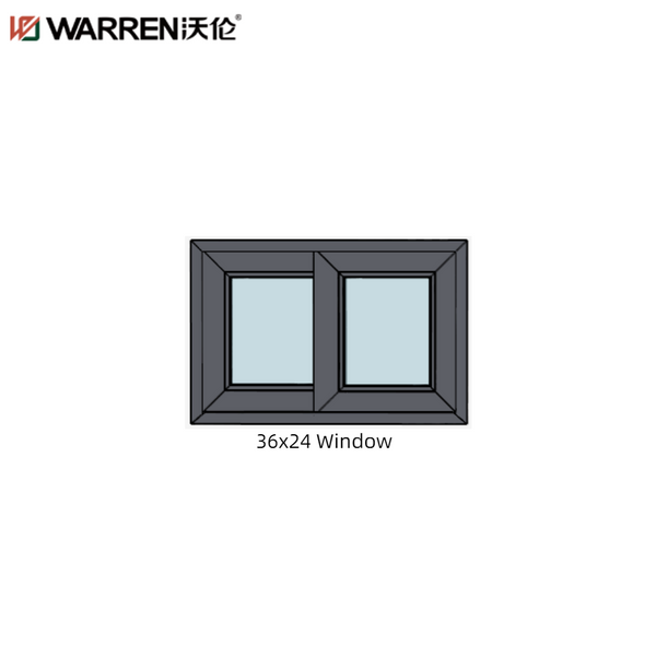 WDMA 36x24 Sliding Window Internal Sliding Window With Fixed Glass Bronze Sliding Window