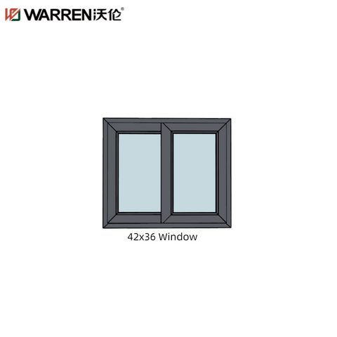 WDMA 42x36 Sliding Window Long Sliding Window Aluminium Vertical Sliding Windows