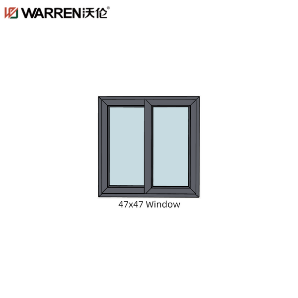 WDMA 47x47 Sliding Window Aluminum Single Pane Sliding Windows 40x30 Sliding Window Glass