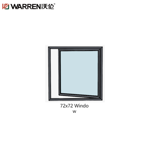 72x72 Casement Aluminium Triple Glass White Factory Price Window For Sale