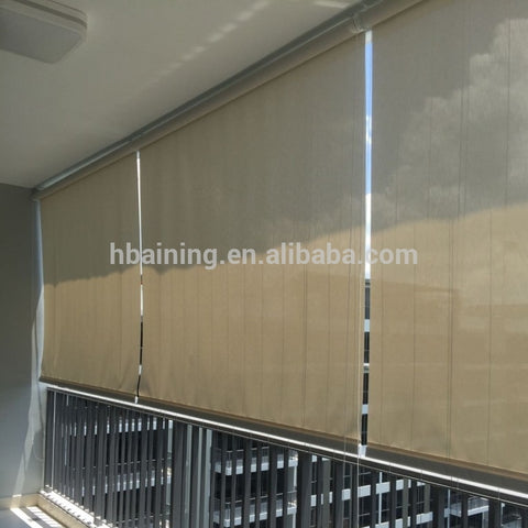 100% HDPE Exterior Roll Up folding Window Shades, Door Shades Protection of privacy on China WDMA