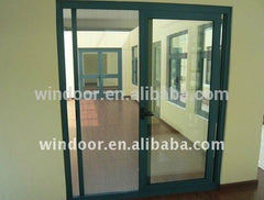 2016 new double pane french door, upvc frame +glass cheap price french door on China WDMA