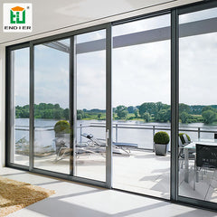 2023 Best selling single pane panel sliding glass doors aluminum veranda thermal break sliding door on China WDMA