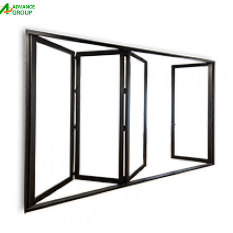 2018 best selling Retractable Mosquito Screen Folding / Bifold Door on China WDMA