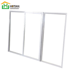 2019 Upvc window double glazing swing vinyl hurricane impact pvc casement window with high quality on China WDMA