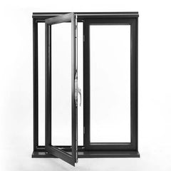 2019 hot sales aluminum glass window with screen swing panel frame on China WDMA