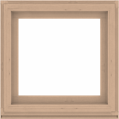 WDMA 34x34 (33.5 x 33.5 inch) Composite Wood Aluminum-Clad Picture Window without Grids-2