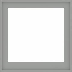 WDMA 34x34 (33.5 x 33.5 inch) Composite Wood Aluminum-Clad Picture Window without Grids-5