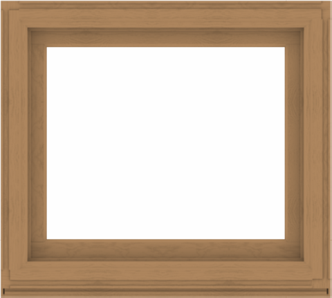WDMA 40x36 (39.5 x 35.5 inch) Composite Wood Aluminum-Clad Picture Window without Grids-1