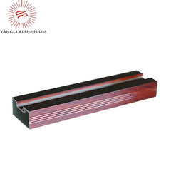 6063 T5 Wood finished sliding window Extruded aluminium profile section frame /angle frame on China WDMA