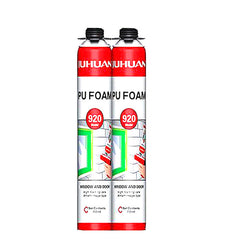 A1 grade waterproof 750ml pu spray foam for aluminum window installation use on China WDMA