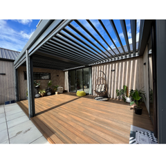 Warren 10x20 louvered roof pergola with patio aluminum canopy