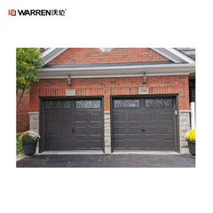 Warren 10x13 Double Electric Roller Garage Door With Windows