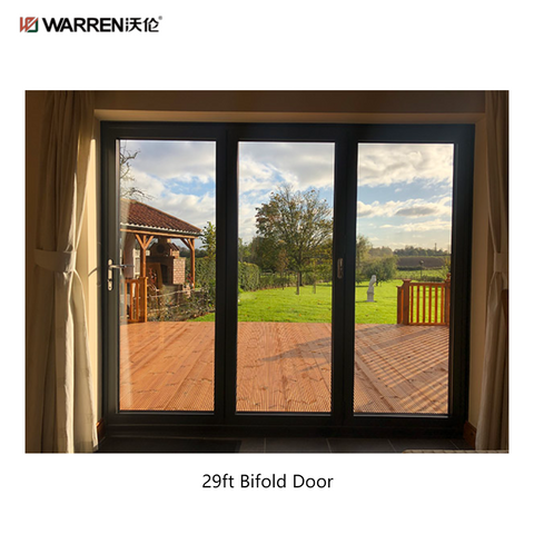 Warren 29ft Bifold Door Aluminum Bifold Glass Doors Interior