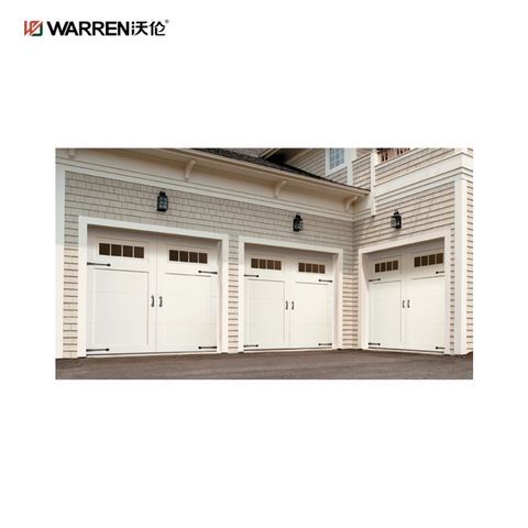 Warren 10x13 Double Electric Roller Garage Door With Windows