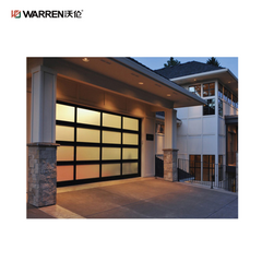 Warren 9x12 Double Aluminium Garage Doors With Glass Windows
