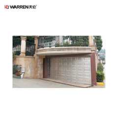 Warren 7x18 Double Garage Door With Windows Automatic Roll Up Door