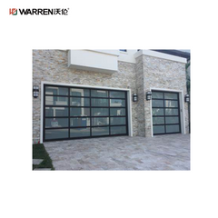 Warren 10x12 Double Garage Door Glass With Automatic Folding Garage Doors