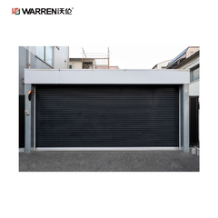 Warren 10x15 Glass Aluminium Garage Doors With Automated Roller Door