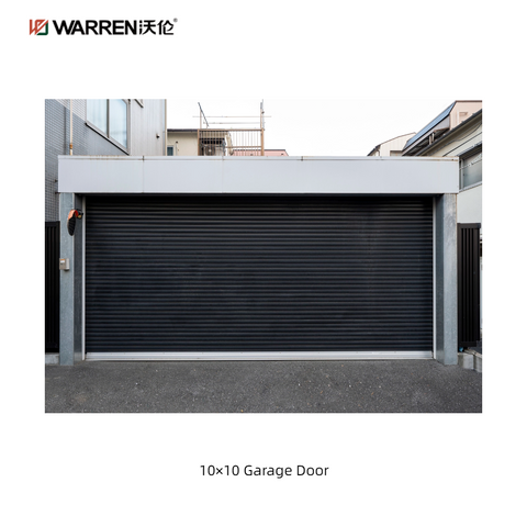 Warren 10x10 Insulated Electric Roller Garage Doors With Windows