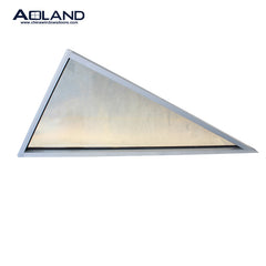 Aluminium thin frame triangle glass window sample company on China WDMA