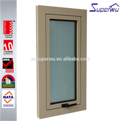 Aluminum Alloy Frame Top Hung Casement Opening outwards Window on China WDMA