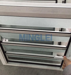 Aluminum bathroom ventilation louver window on China WDMA