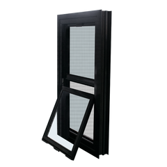 As2047/As1288/As2208 standard 12mm black aluminum frame upward sliding window on China WDMA