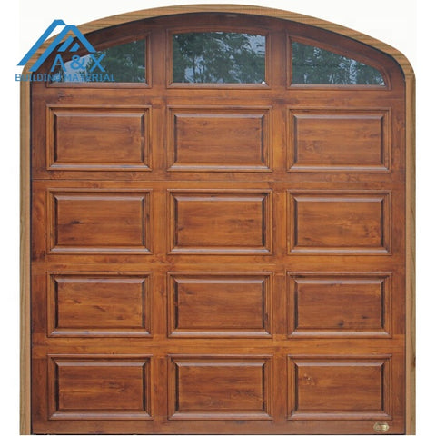 Automatic lift solid wood garage door on China WDMA