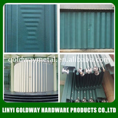 Cheap steel exterior accordion sliding door for warehouse on China WDMA