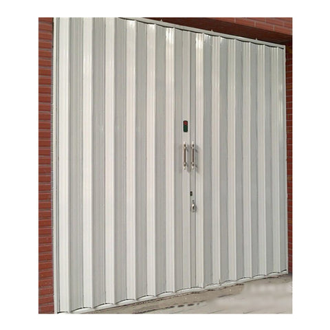 Cheap steel exterior accordion sliding door for warehouse on China WDMA