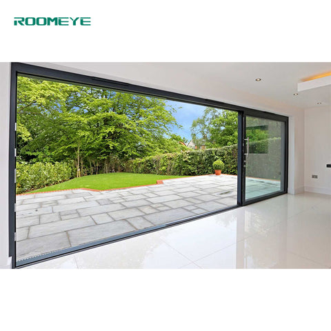 China factory large glass exterior sliding glass door on China WDMA
