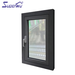 China suppliers OEM AS2047 NFRC CSA Impact resistant Glass aluminum casement window with online selling on China WDMA