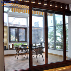 Chinn alibaba supplier balcony aluminum 3 panel sliding glass doors on China WDMA