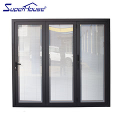 Commercial used partition folding doors with internal blinds on China WDMA