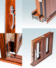 Corner bi fold door aluminum timber otherl colors optional on China WDMA