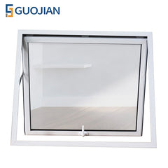 Crank opening upvc Awning Window with high grade hardware on China WDMA