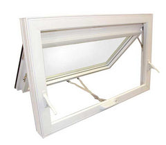 Crank opening upvc Awning Window with high grade hardware on China WDMA