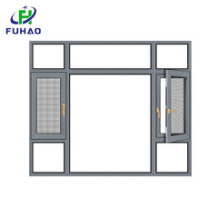 Custom american aluminum casement swing window modern apartment aluminum multi casement windows