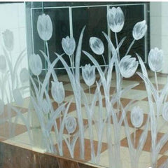 Decoration window privacy pattern glass 4mm 5mm 6mm flor patterned glass