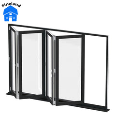 Design Balcony Bifolding Glass Folding Window on China WDMA