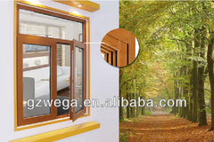 Energy saving double glazing aluminum casement window on China WDMA