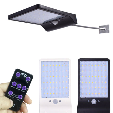 Factory direct Mounted Morden Good Black Sensor IP65 Powered External light Wall solar light For Patio Decks on China WDMA