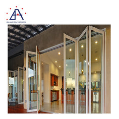 Factory directly sale 6063 aluminum bifold patio doors folding door on China WDMA
