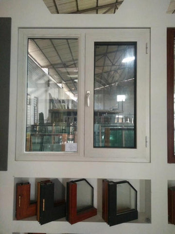 Foshan factory house window glass design upvc casement windows