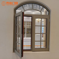 Good quality house aluminum casement swing double glazed window design philippines on China WDMA