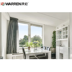 WDMA 30x72 Window Black Trim White Windows Residential Pass Through Window Casement Aluminum