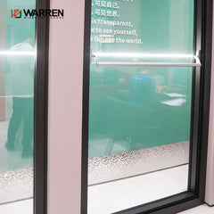 Warren 70x30 Aluminum patio glass casement window with thick glass protection water Heat insulation