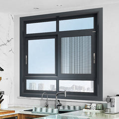 6060-T66 thermal broken aluminum sliding window kitchen window for sale