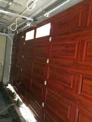 China WDMA Entrance hotel solid wood garage door